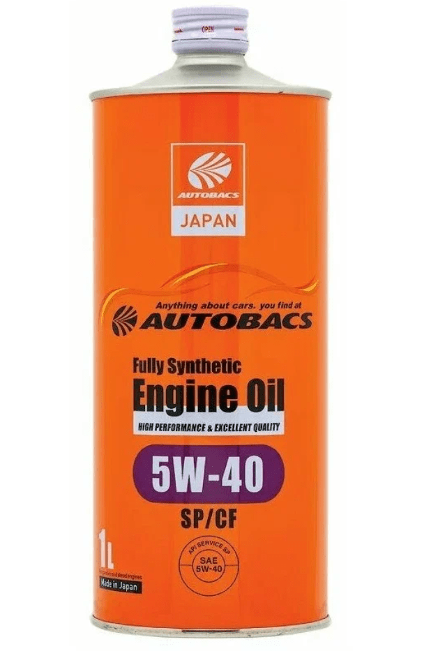 Масло моторное AUTOBACS Fully Synthetic Engine Oil 5W40 SP/CF 1 л