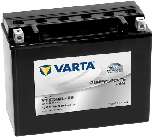 Аккумулятор VARTA POWERSPORTS 12V/21Ач (521 908 034) AGM