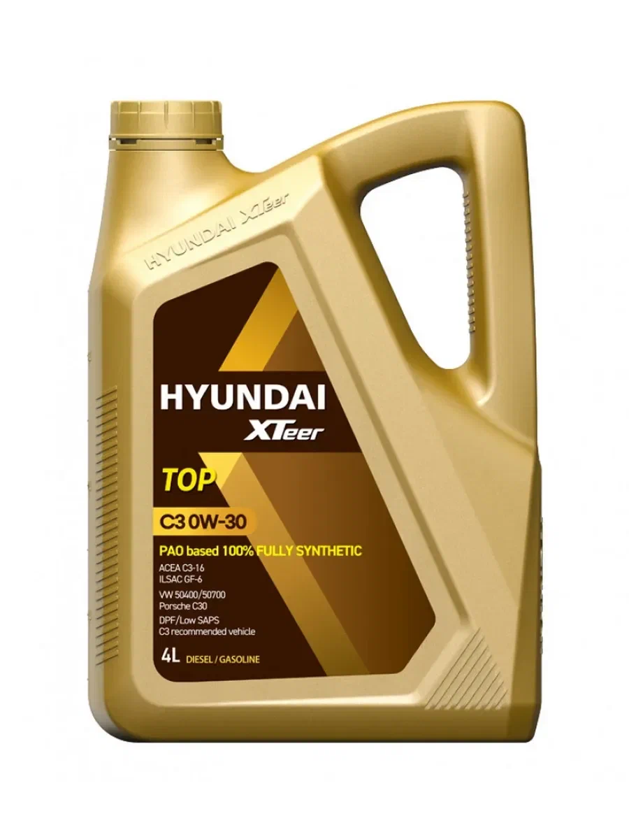 Масло моторное Hyundai XTeer TOP C3 0W30 4 л Synthetic