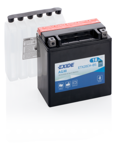 Аккумуляторная батарея EXIDE ETX20CH-BS 18Ah 230 A