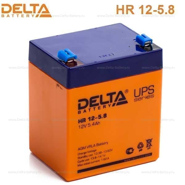 Аккумулятор DELTA HR12-5,8 12V 5,8 АЧ