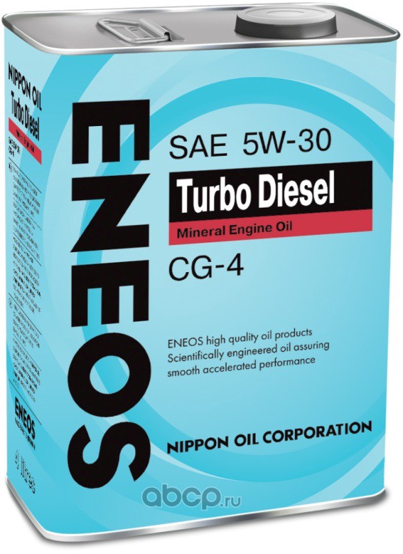 Масло Eneos TURBO Diesel CG-4 5W30 4 л