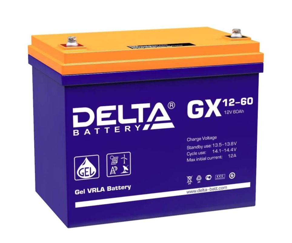 Аккумулятор DELTA GX 12-60