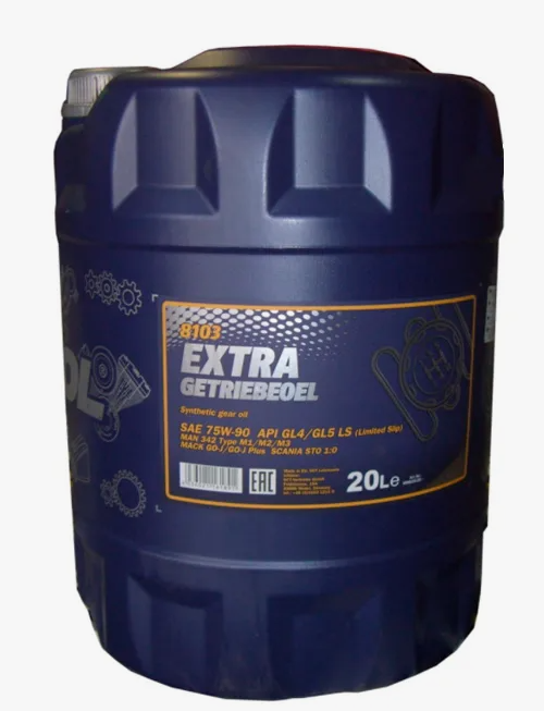 Масло Mannol трансмиссионное 75W90 Extra getriebeoei синтетическое 20 л