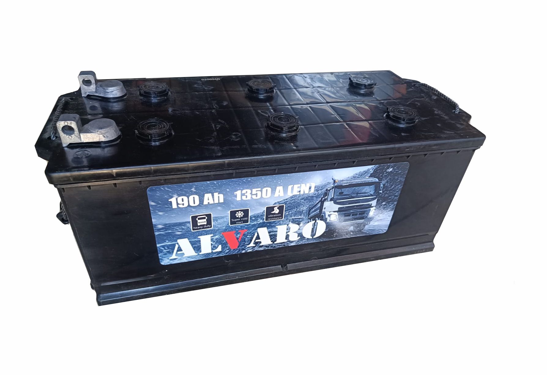 Аккумулятор ALVARO 190 Ah 1350 A ПП БОЛТ ВИБРОУСТОЙЧИВЫЙ