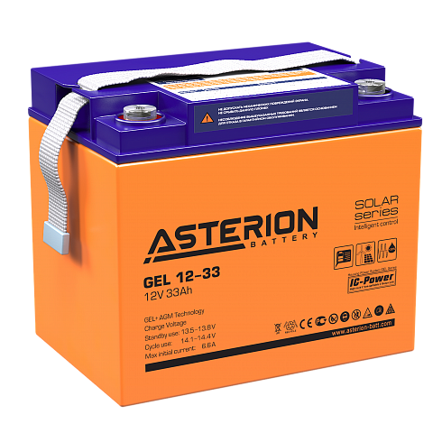 Аккумулятор ASTERION GEL 12-33