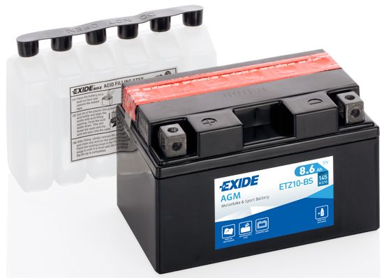 Аккумуляторная батарея EXIDE ETZ10-BS 8.6Ah 150 A