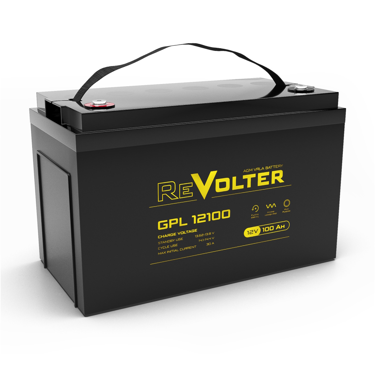 Аккумулаторная батарея REVOLTER GPL 12100 100 Ah 12 V