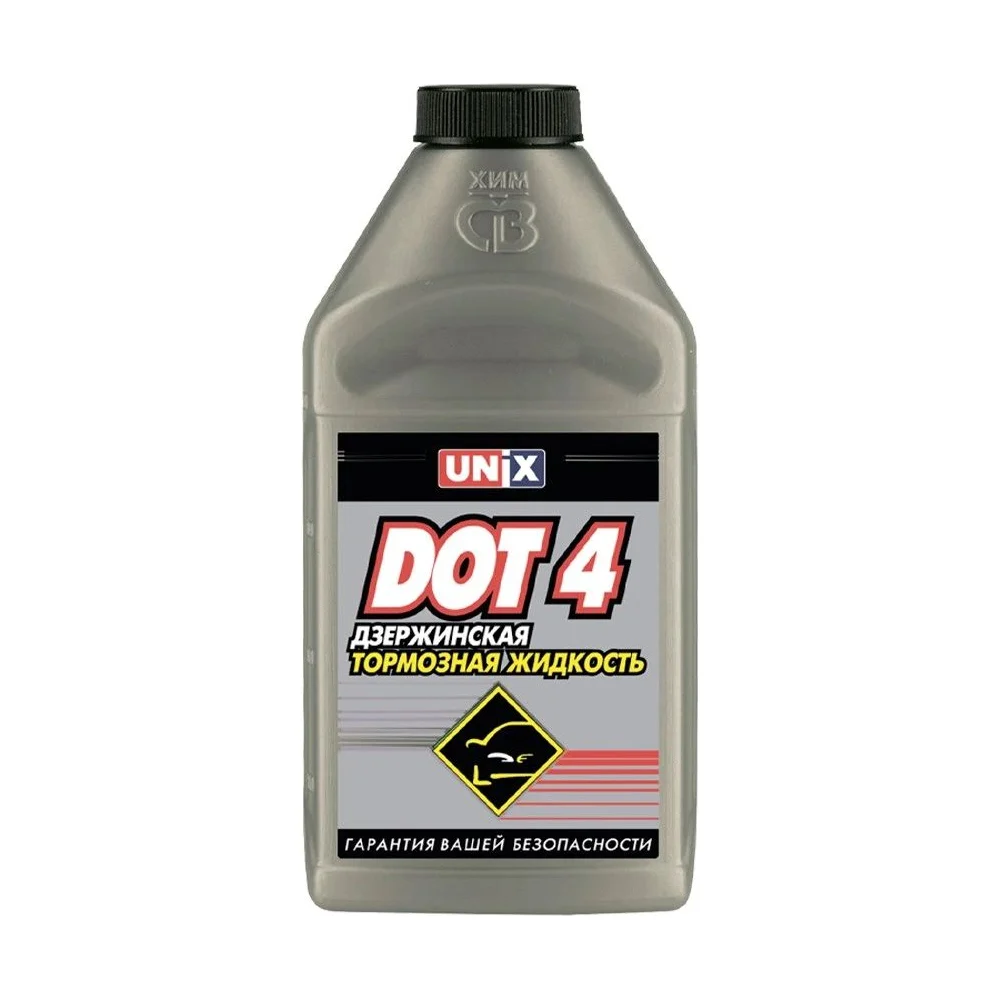 Жидкость тормозная UNIX Dot-4 455 г