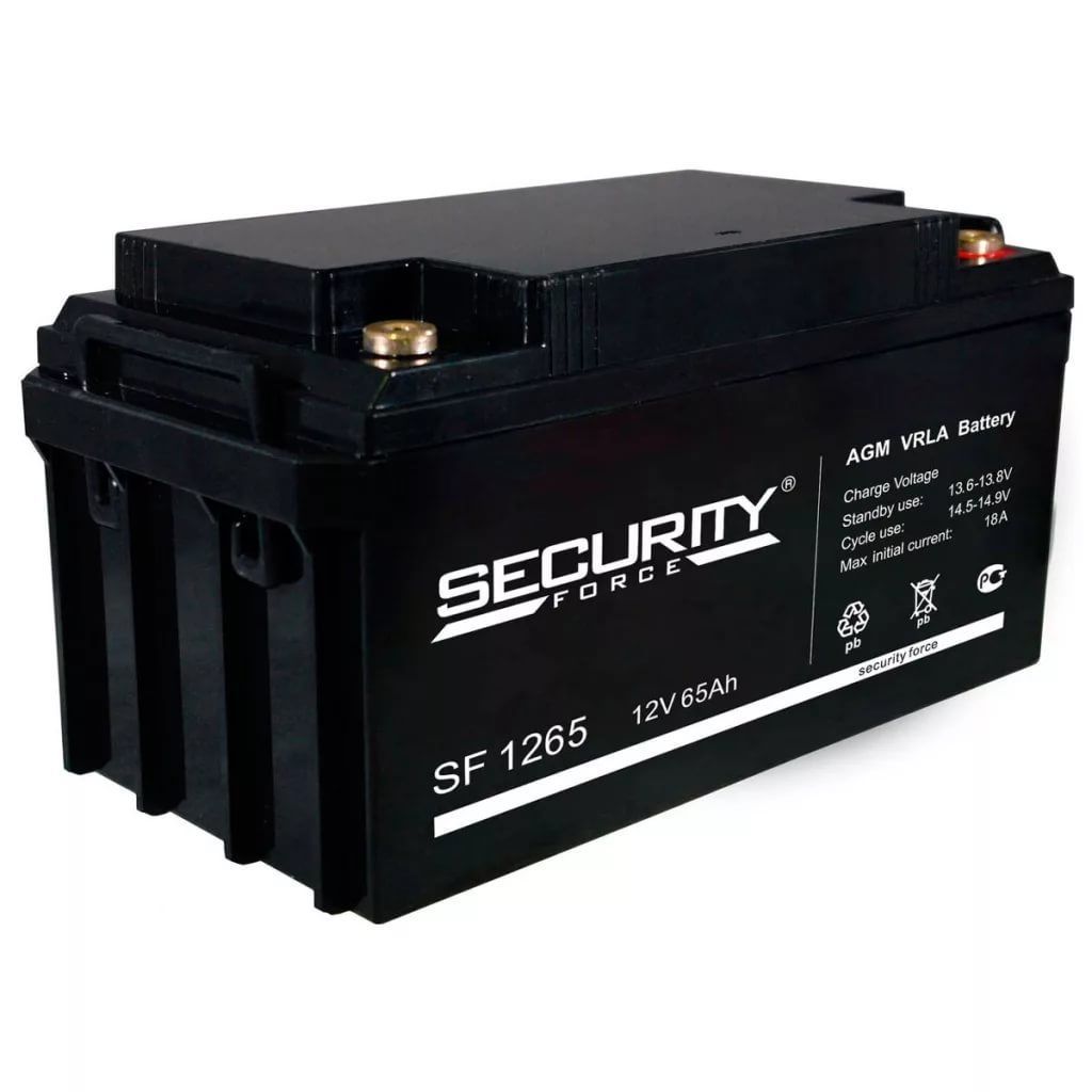 Аккумулятор Security Force SF1265 12V 65 Ah