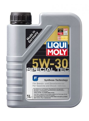 Масло моторное LiquiMoly 5W30 Special Tec F синтетическое SL/CF А5/В5 1 л