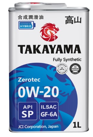 Масло моторное TAKAYAMA 0W20 ILSAC GF-6 API SP синтетическое 1 л