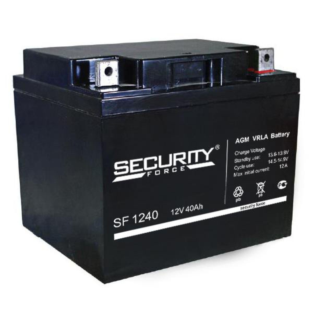 Аккумулятор Security Force SF1240 12V 40 Ah