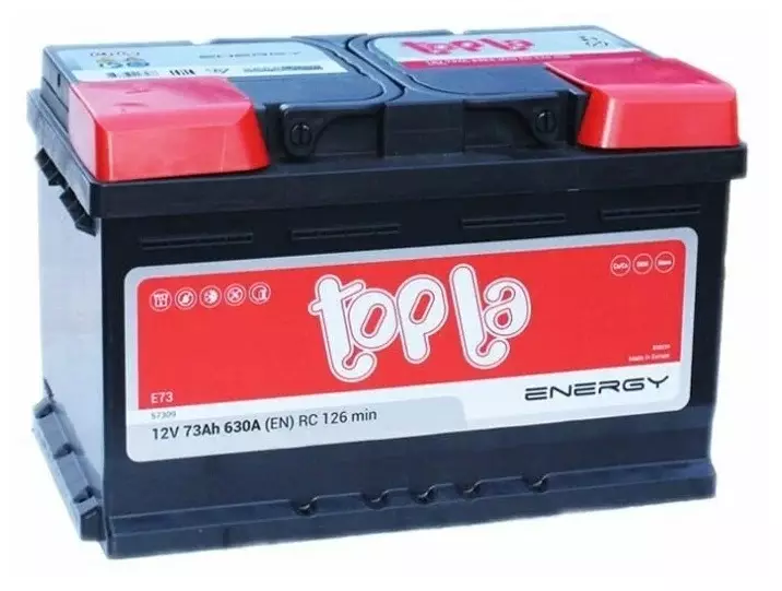 Аккумулятор TOPLA ENERGY 73 Ah 630 A ОП E43