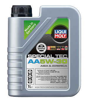 Масло моторное LiquiMoly 5W30 Special Tec AA синтетическое SN Ilsac GF6 1 литр