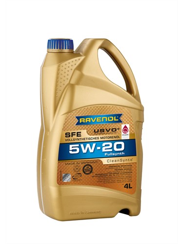 Масло моторное RAVENOL SFE 5W20 4л (синтетика+ПАО)