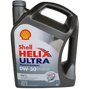 Масло Shell 0W30 Helix Ultra Professional AV-L 5 л