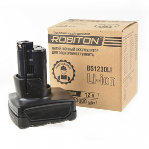 Аккумуляторная батарейка ROBITON BS1230LI для электроинструментов Bosch