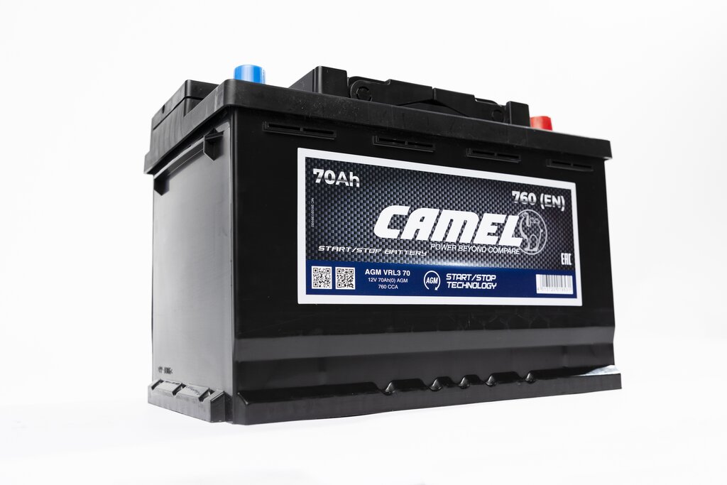 Аккумулятор CAMEL 70 Ah 760 A ОП AGM
