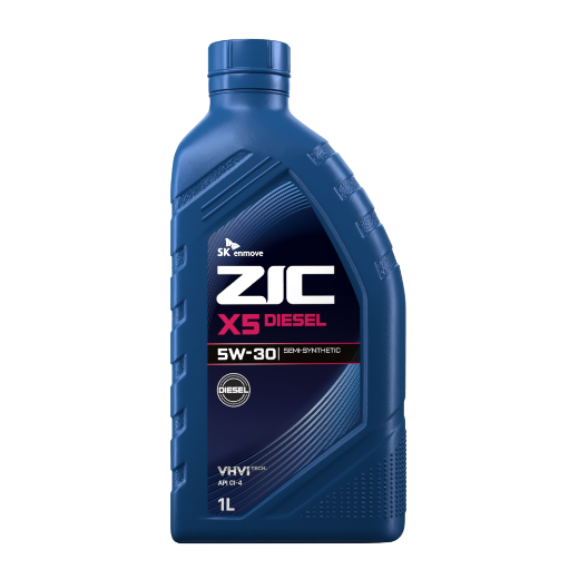 Масло ZIC 5W30 X5 Diesel Cl-4 п/синтетическое 1 литр