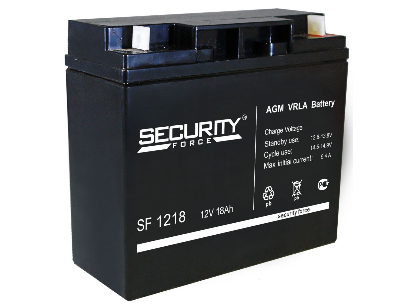Аккумулятор Security Force SF1218 12V 18 Ah