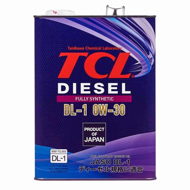 Масло для дизельных двигателей TCL Diesel Fully Synth DL-1 0W30 4 л