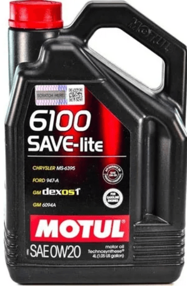 Масло моторное MOTUL 6100 SAVE-Lite 0W20 4 л