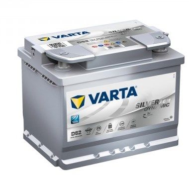 Аккумулятор VARTA 60 Ah 680 A SILVER dynamic AGM D52 ОП