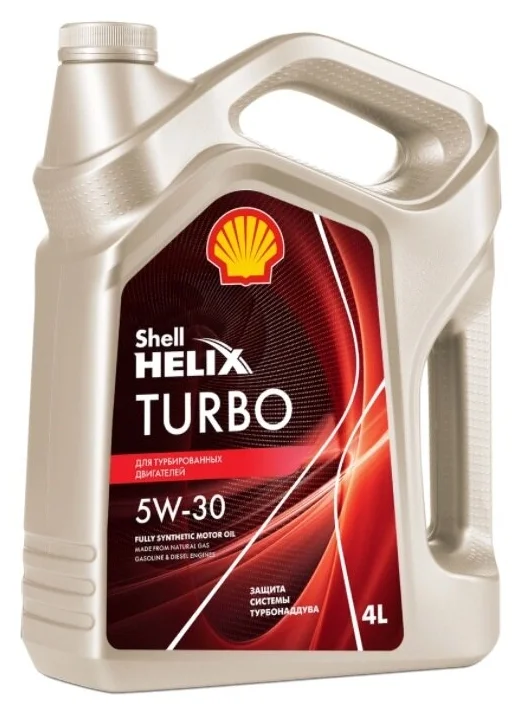 Масло Shell 5W30 Helix TURBO SN/CF 4 л