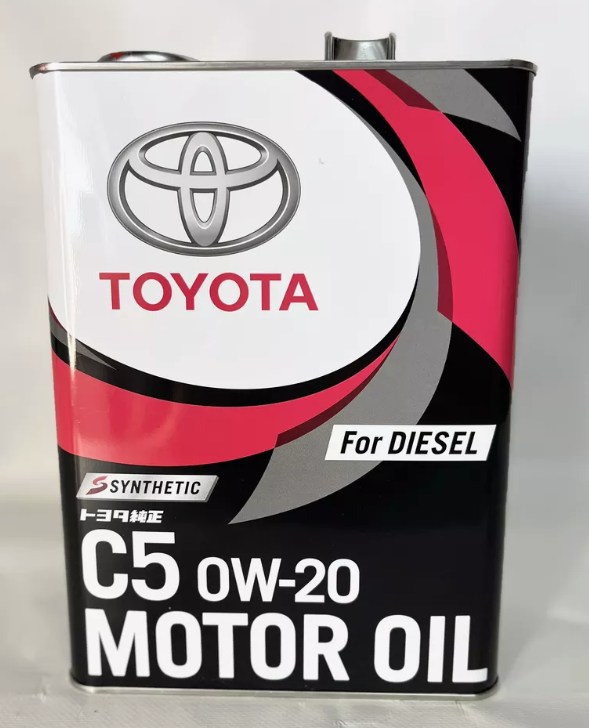 Моторное масло TOYOTA С5 0W20 for Diesel 4 л