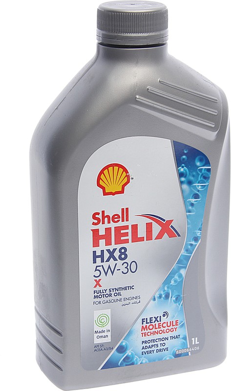 Масло Shell Helix HX 8 X 5W30 SP/CF 1 л синтетическое