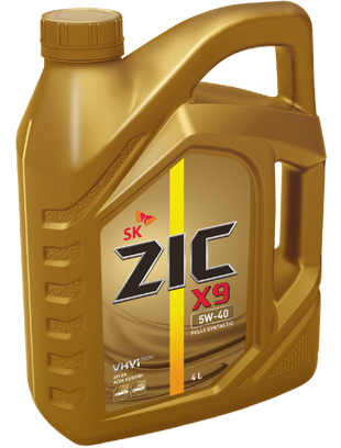 Масло ZIC X9 5W40 API SP A3/B4 502/505 MB 229.5, 226.5 BMW LL-01 4 л