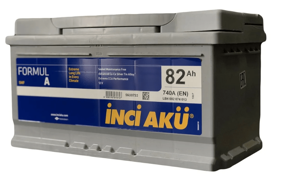 Аккумулятор INCI GS YUASA 82 Ah 740 A ОП F18