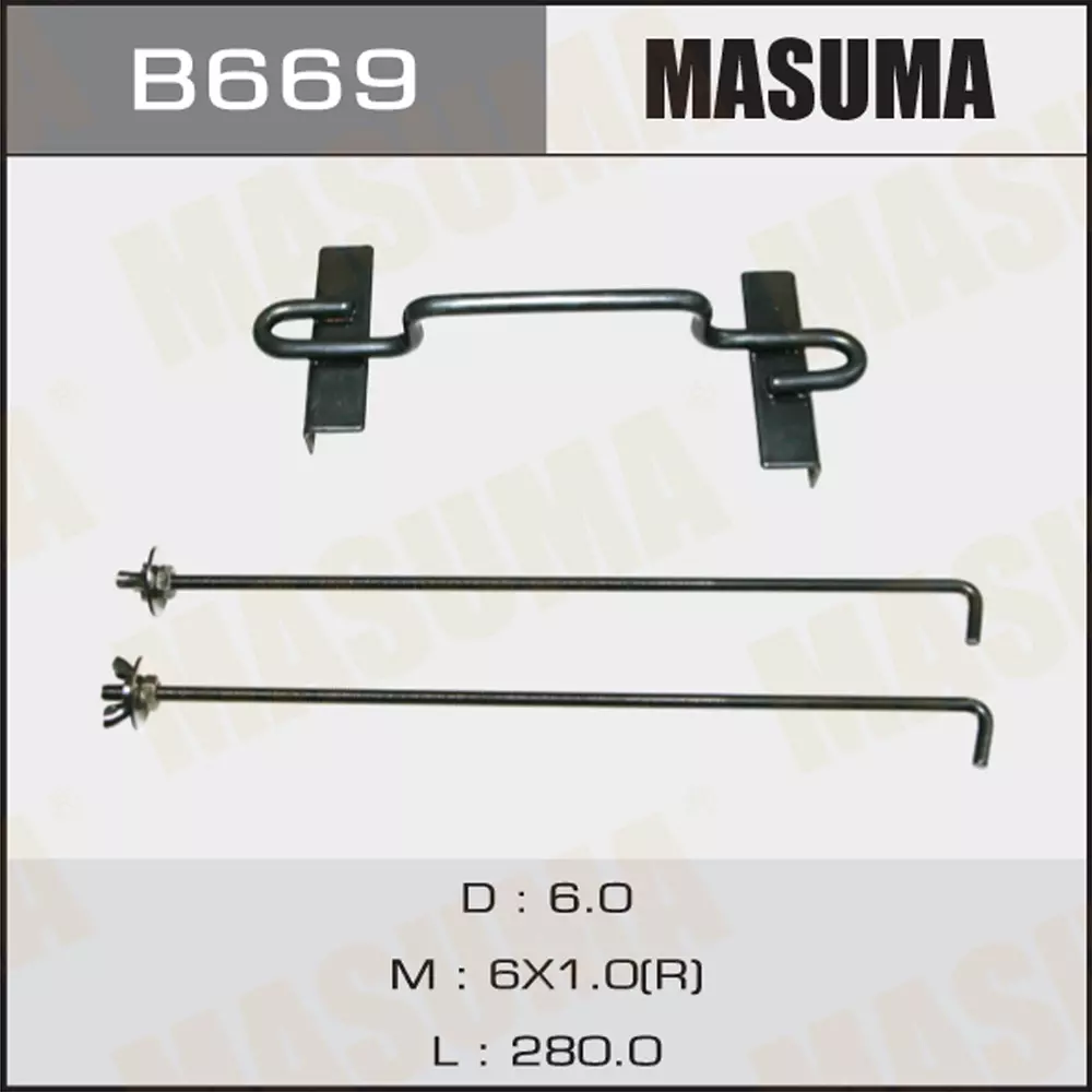 Крепление для АКБ типоразмер D MASUMA Большое B669
