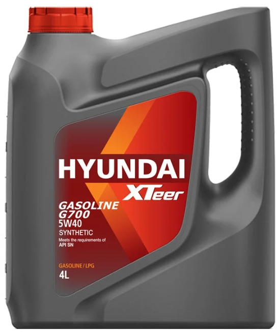 Масло моторное Hyundai XTeer Gasoline G700 SN/SP 5W40 4л Synthetic