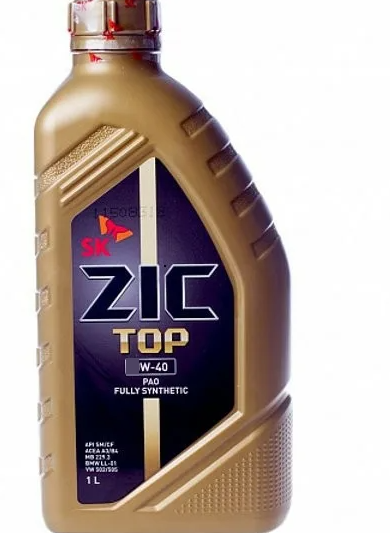 Масло ZIC 5W40 TOP API SP A3/B4 синтетическое 1 л
