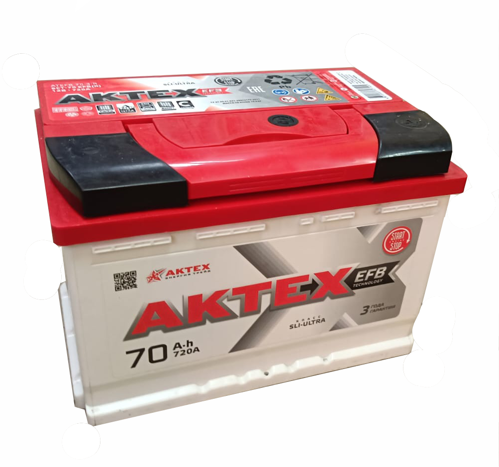 Аккумулятор АКТЕХ 70 Ah 720 A ОП EFB e11