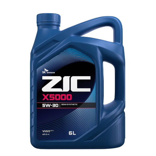 Масло ZIC 5W30 X5000 Diesel Cl-4 п/синтетическое 6 литров