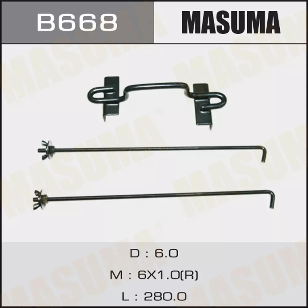 Крепление для АКБ типоразмер B MASUMA Малое B668