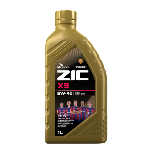 Масло ZIC X9 5W40 API SP A3/B4 502/505 MB 229.5, 226.5 BMW LL-01 1 л