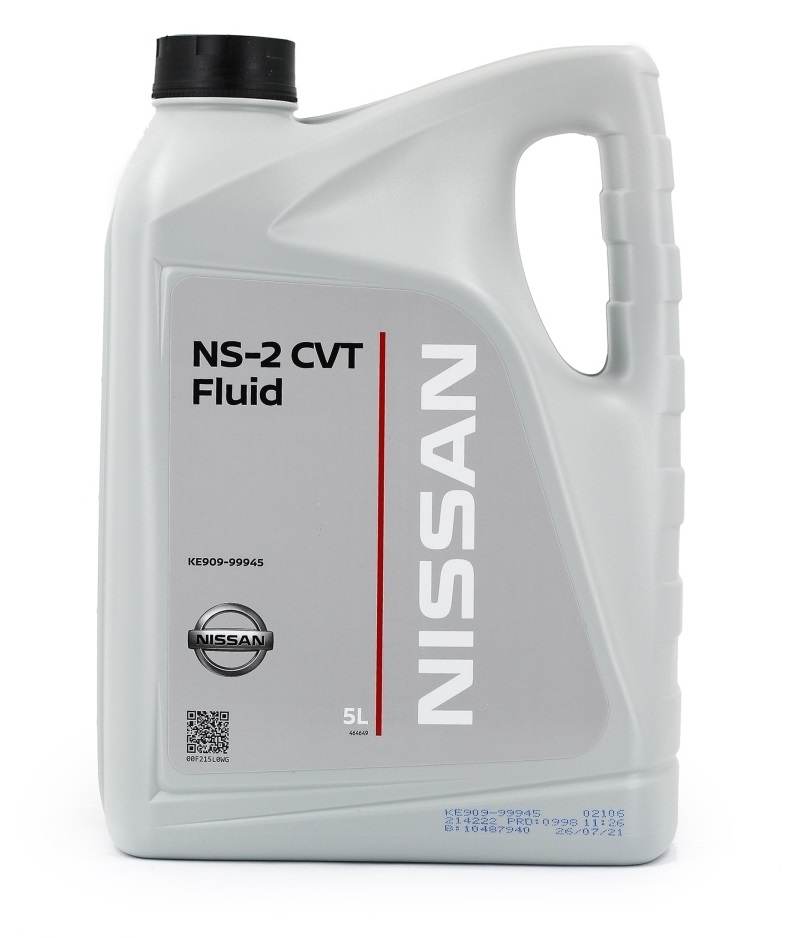 Масло Nissan CVT NS-2 жидкость для вариаторных АКПП 5 литров