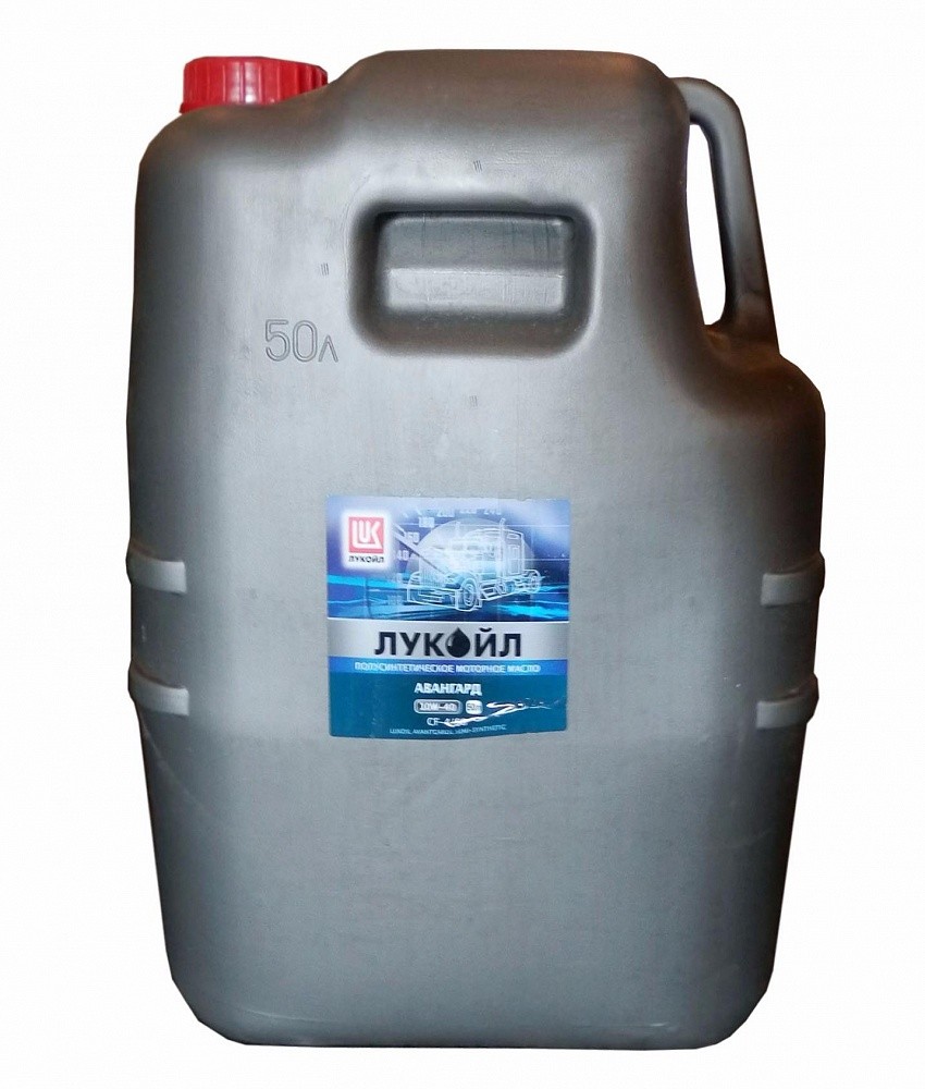Масло моторное Лукойл авангард 10W40 дизель CF-4/SG п/синтетическое 50 л