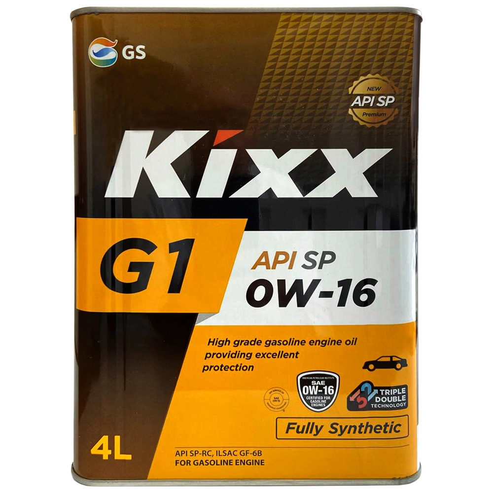 Масло моторное Kixx 0W16 G1 SP 4л синт.