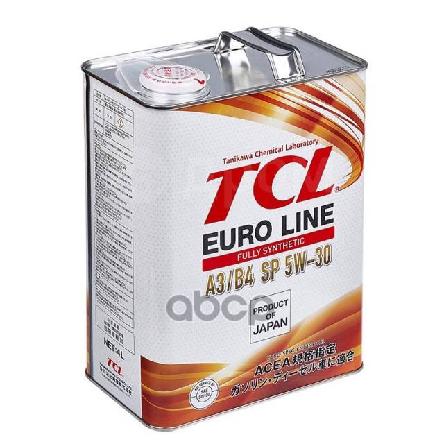 Масло моторное TCL Euro Line SP ACEA A3/B4 5W30 4 л