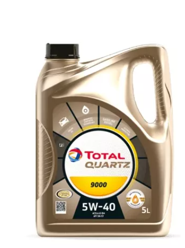 Масло мотор. синтет. TOTAL QUARTZ 9000 5W40 5 л