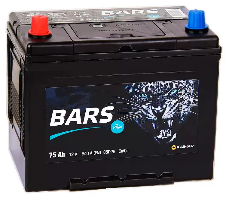 Аккумулятор BARS 75 Аh 640 A ПП ASIA