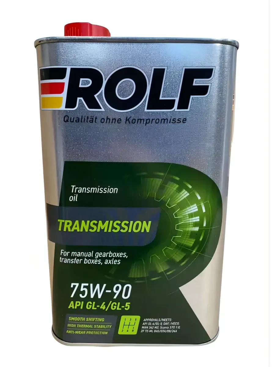 Масло трансмиссионное Rolf Plus 75W90 API GL-4/5 синтетическое 1 литр