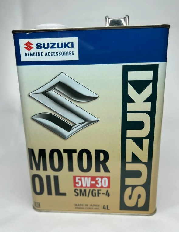 Масло моторное Suzuki 5W30 SM/GF-4 моторное синтетическое 4 л