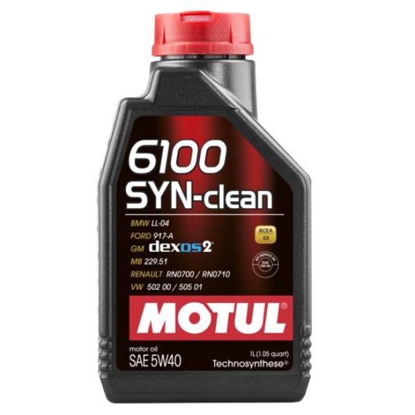 масло моторное Motul 6100 SYN-Clean 5W40 1 л