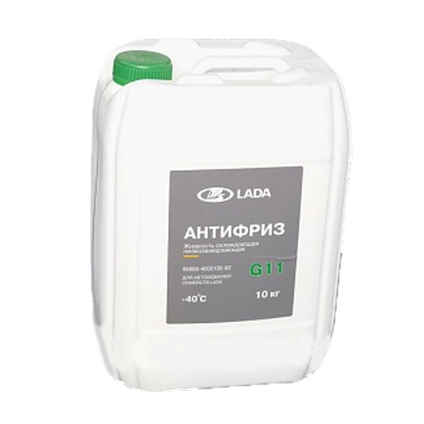 Антифриз АвтоВаз LADA зеленый G11 10 л
